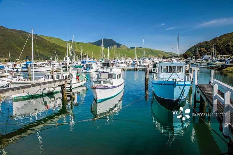 新西兰马尔堡因弗内斯海角风光图片素材