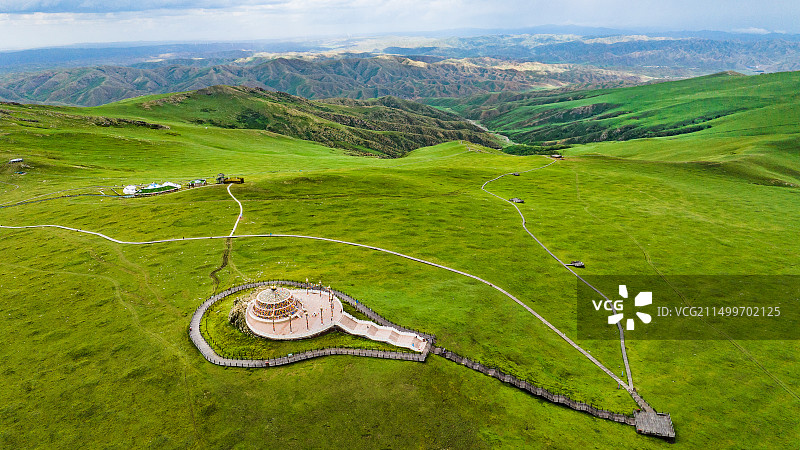 包头春坤山图片素材