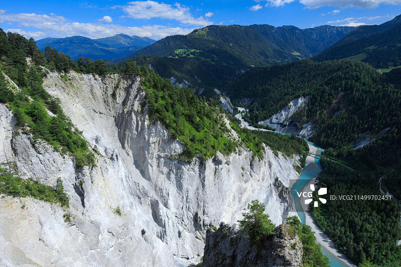 瑞士 Ruinaulta, Grisons图片素材