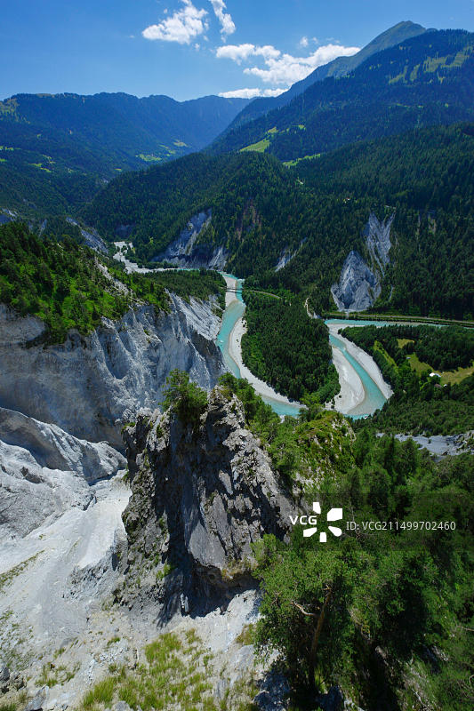 瑞士 Ruinaulta, Grisons图片素材