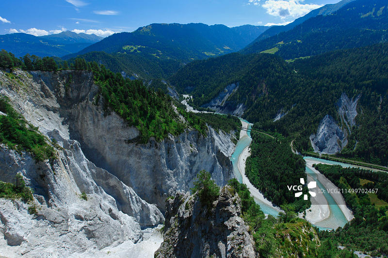 瑞士 Ruinaulta, Grisons图片素材