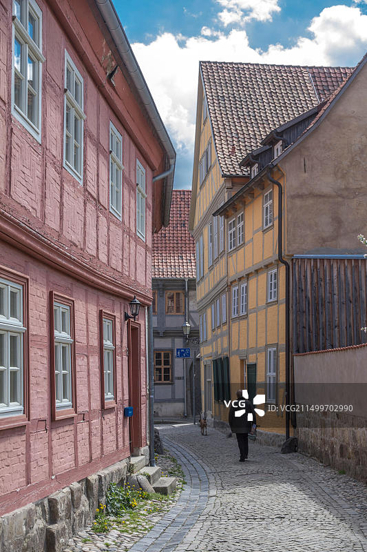 萨克森-安哈尔特州奎德林堡霍勒图片素材