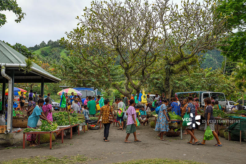 地理/旅行，巴布亚新几内亚拉包尔市场，东新不列颠俾斯麦群岛图片素材