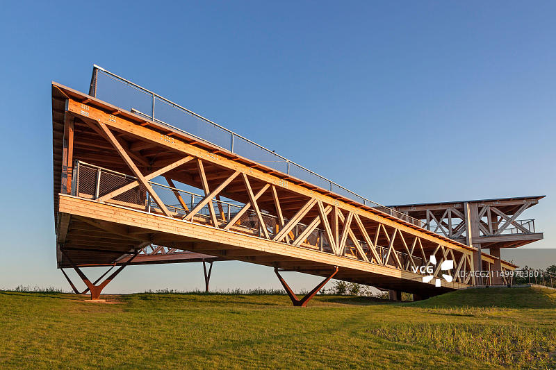 德国莱茵兰-普法尔茨科布伦茨埃伦布赖特施泰因要塞观景台图片素材