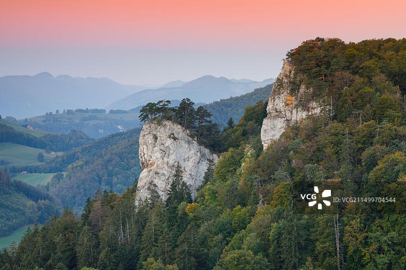 瑞士安肯巴伦，巴塞尔乡村风光图片素材