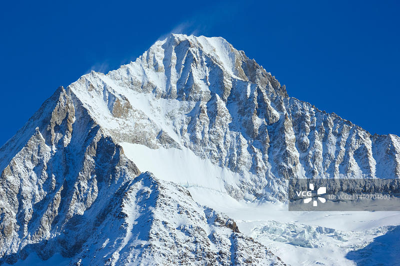 瑞士比奇峰风光图片素材