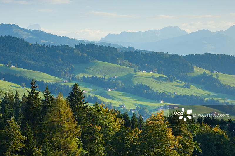 瑞士阿彭策尔州风光图片素材