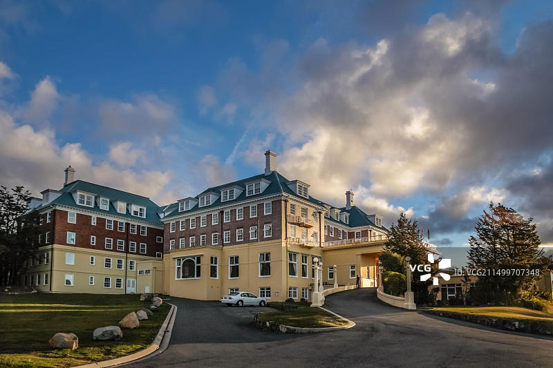 新西兰马纳瓦图-旺加努伊地区的瓦卡帕帕村风光图片素材