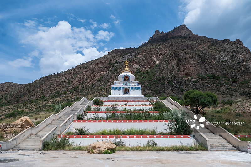 阿拉善左旗贺兰山广宗寺景区图片素材