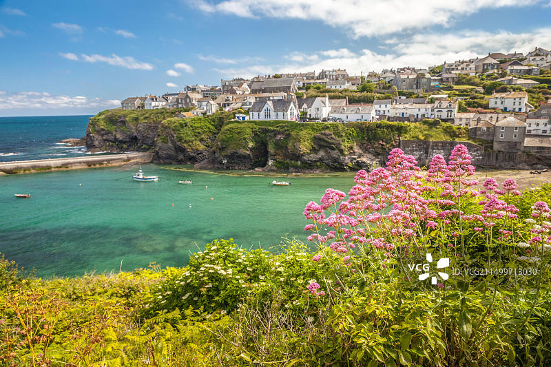 英国康沃尔艾萨克港图片素材