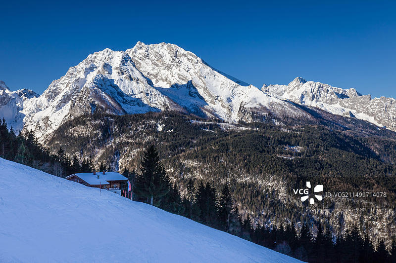 德国巴伐利亚舍瑙国王湖雨果·贝克博士之家图片素材
