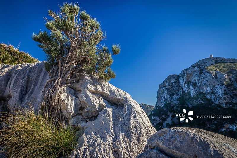 西班牙马略卡岛Formentor海岬观景台图片素材