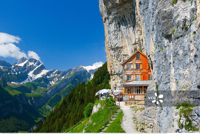 瑞士内阿彭策尔州艾舍尔野教堂图片素材