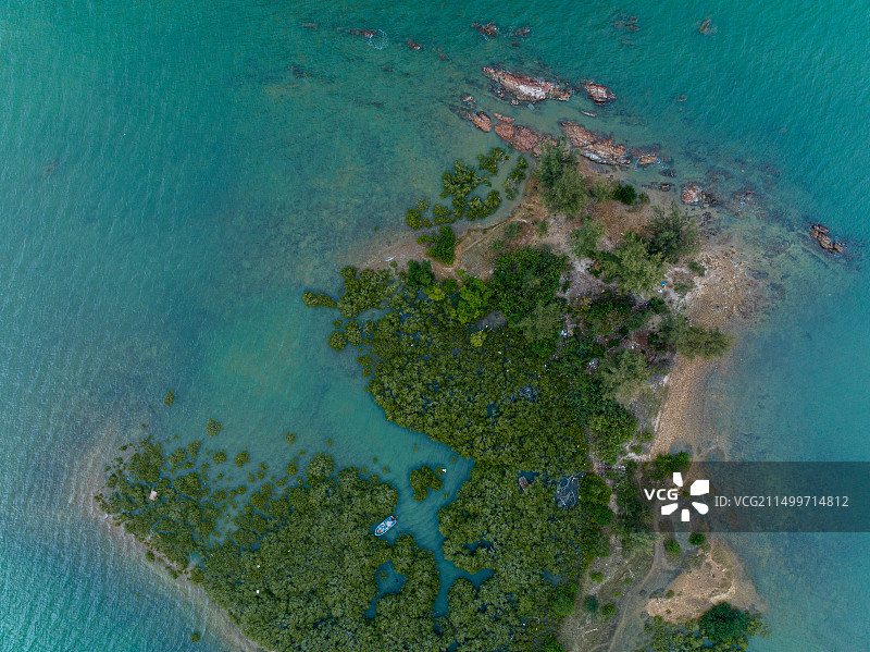 2022年01月30日，深圳沙鱼涌海滩图片素材