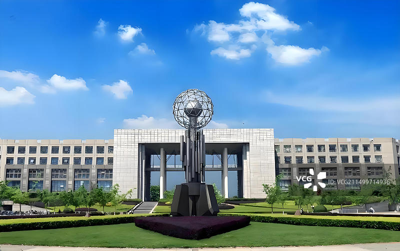 成都西南石油大学-博学广场图片素材