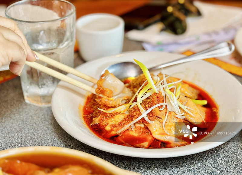 蒜泥白肉图片素材