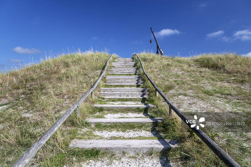 斯卡根旧灯塔重建，位于卡特加特海峡图片素材