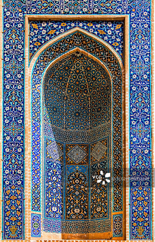 亚兹德的贾梅清真寺，建于12世纪图片素材