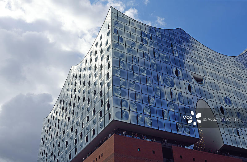 德国汉堡港口新城：易北爱乐厅景观图片素材