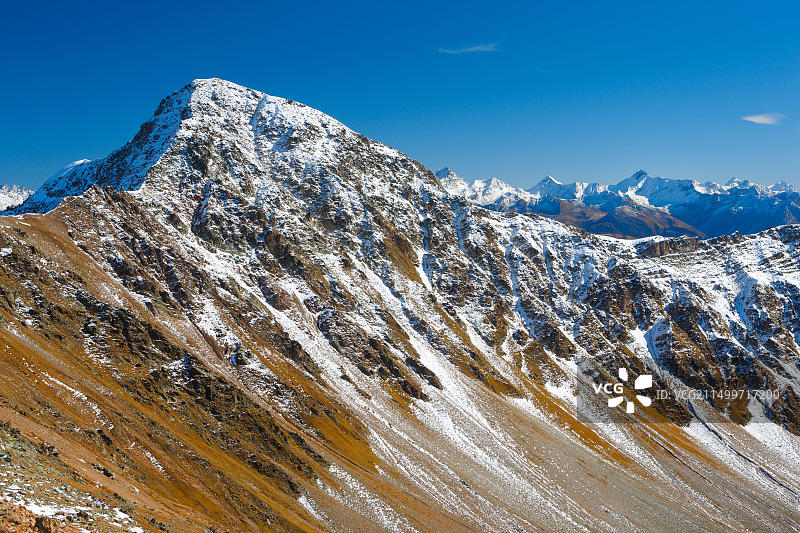 瑞士阿罗萨 Rothorn 山风景图片素材