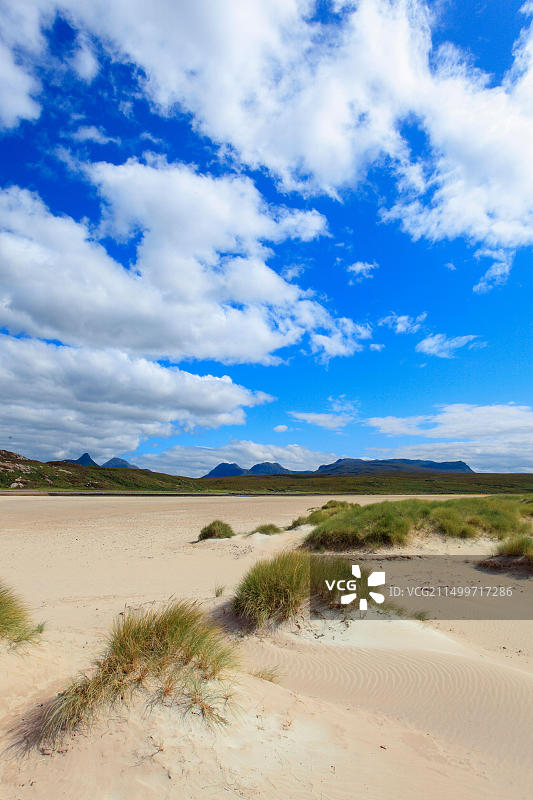 英国苏格兰海岸沙滩图片素材