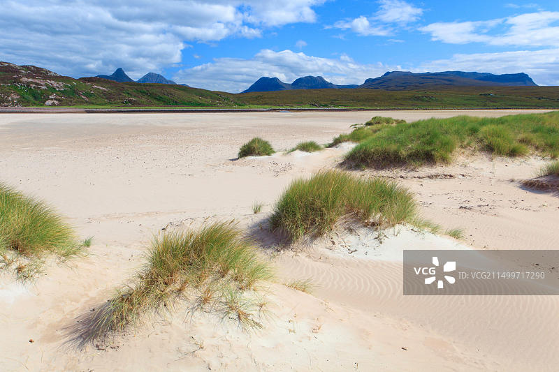 英国苏格兰海岸沙滩图片素材