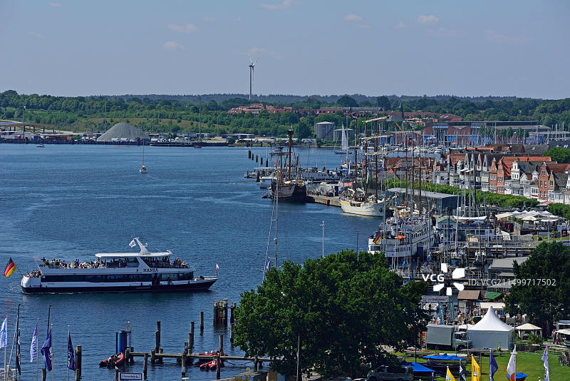 德国石勒苏益格-荷尔斯泰因州吕贝克-特拉沃明德海滩图片素材