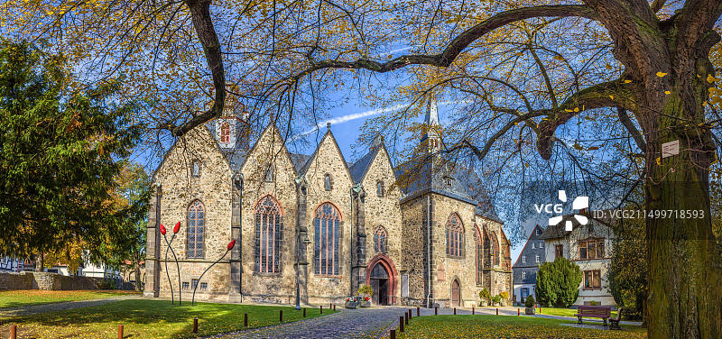 德国黑森州布茨巴赫圣马可大教堂图片素材