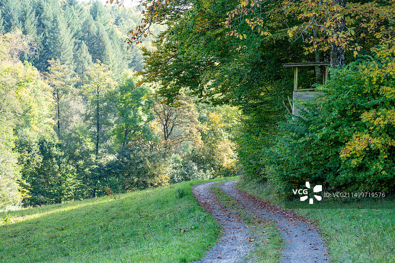 德国巴登-符腾堡州莫斯巴赫明信片图片素材