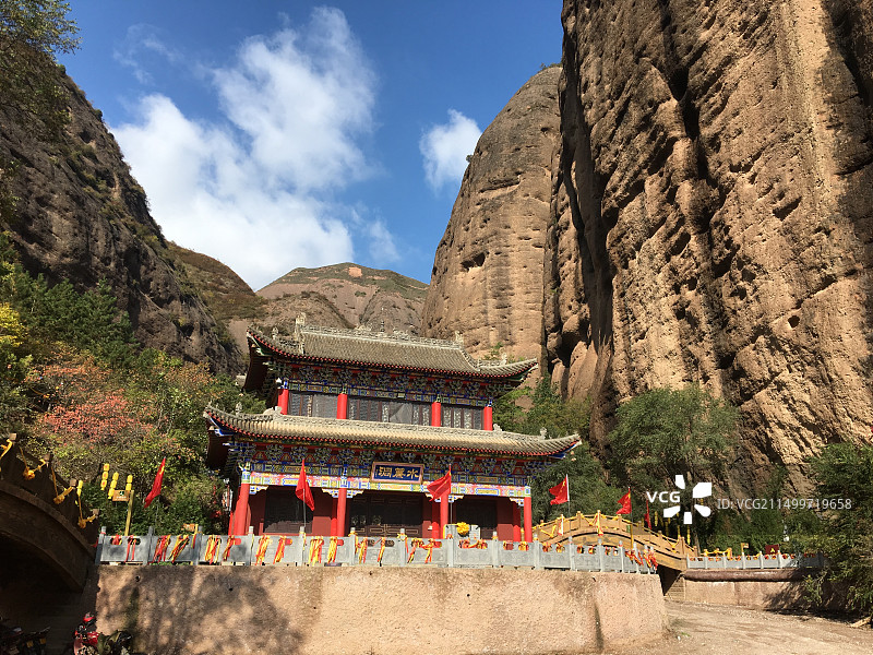 天水武山水帘洞景区图片素材