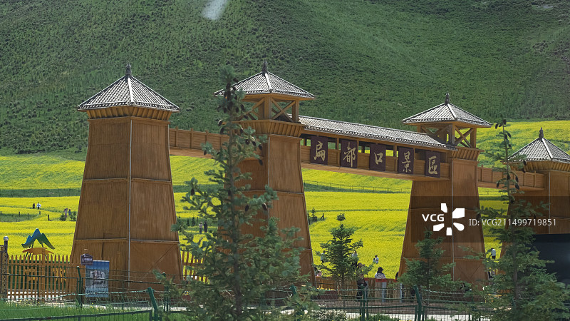 张掖扁都口生态休闲旅游区图片素材