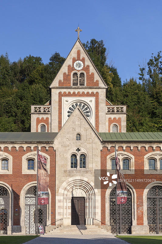 德国巴伐利亚州巴特赖兴哈尔老盐场图片素材