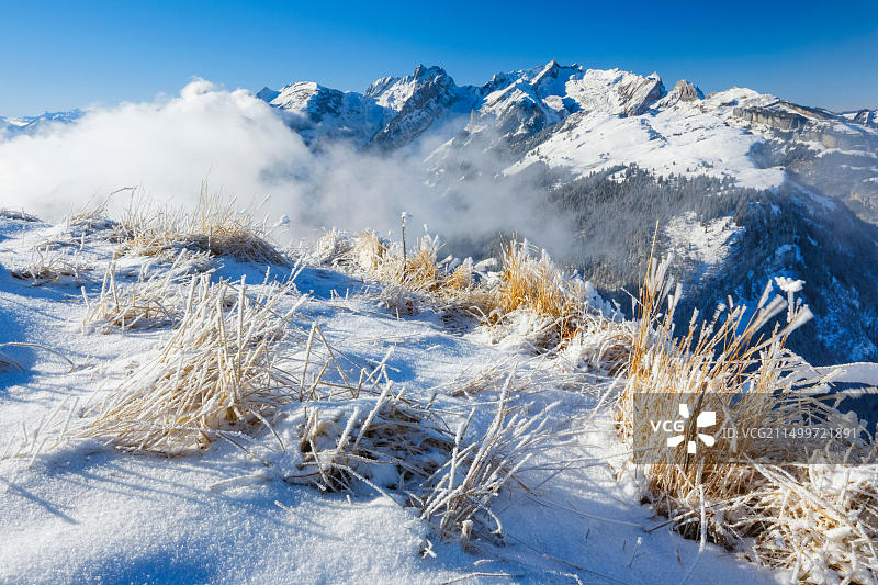 瑞士Appenzell和圣加仑高层景观图片素材