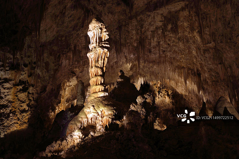 美国新墨西哥州卡尔斯巴德洞窟图片素材