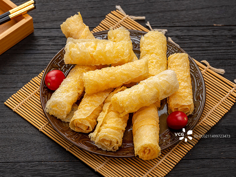 火锅食材大份：响铃卷图片素材