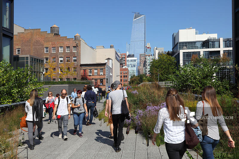 美国纽约高线公园和肉品加工区（地理/旅行）图片素材