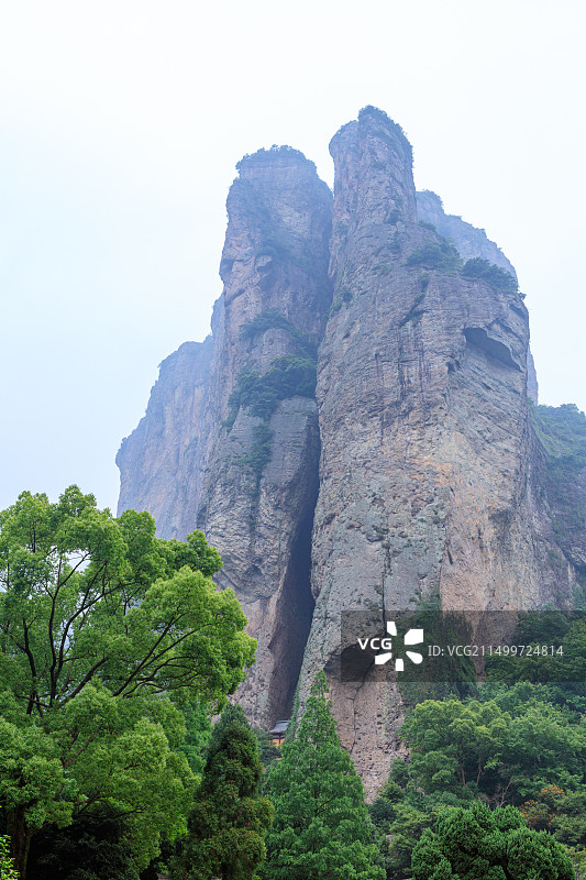 雁荡山合掌峰图片素材