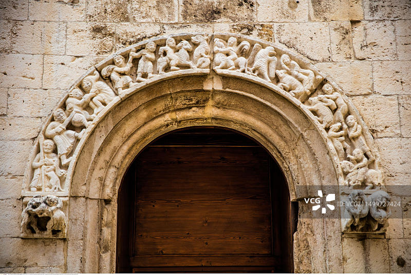巴列塔圣玛丽亚马焦雷主教座堂外景图片素材