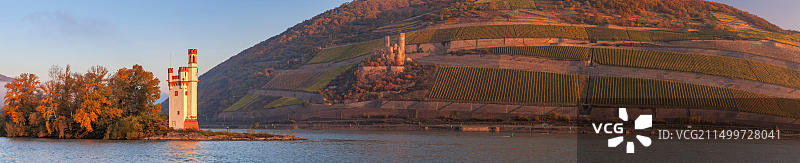 德国莱茵兰-普法尔茨宾根的鼠塔图片素材