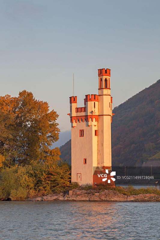 德国莱茵兰-普法尔茨宾根的鼠塔图片素材