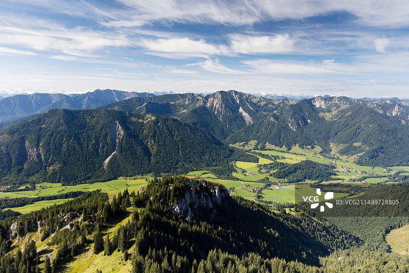 德国巴伐利亚州拜里施采尔温德尔山风光图片素材