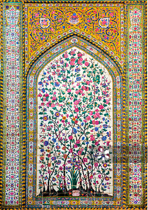 设拉子瓦基尔清真寺外部景观图片素材