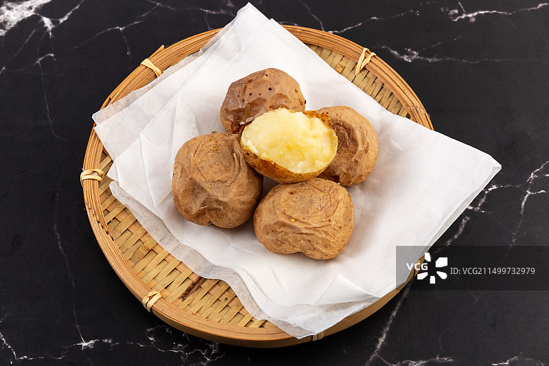 烤土豆图片素材