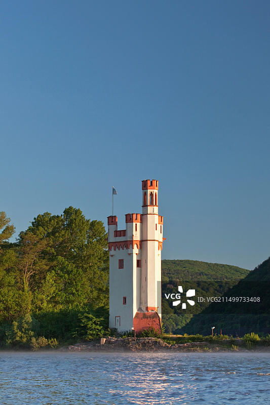 德国莱茵兰-普法尔茨宾根鼠塔风光图片素材