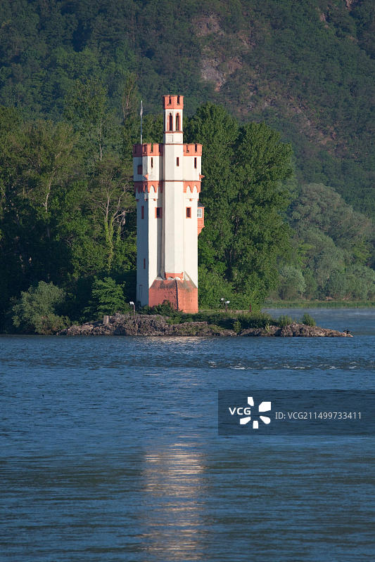 德国莱茵兰-普法尔茨宾根鼠塔风光图片素材