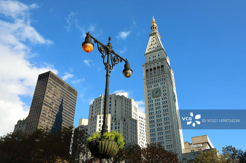 美国纽约市大都会人寿大厦图片素材