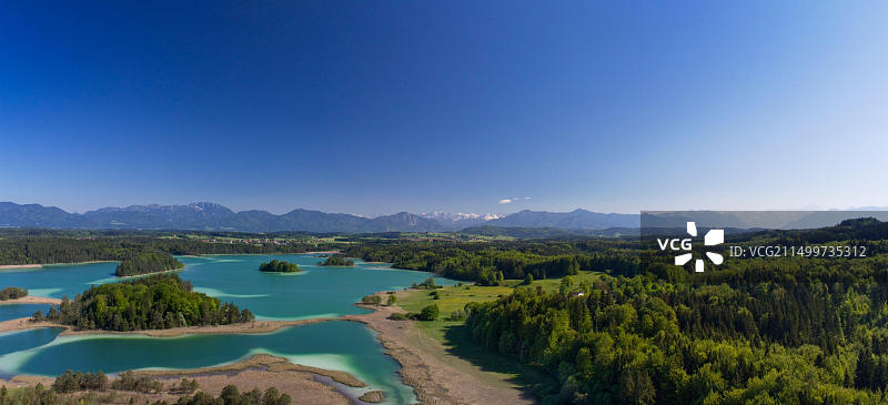 德国巴伐利亚伊费尔多夫奥斯特湖区图片素材