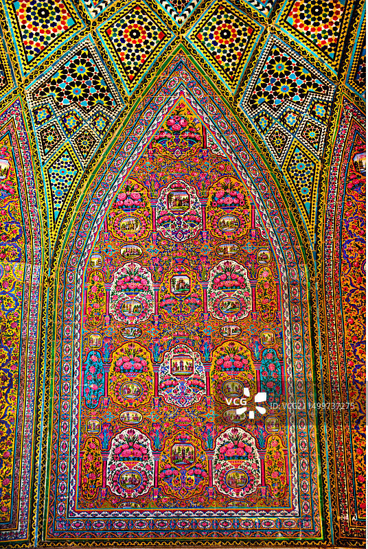 设拉子莫克清真寺外景（建于1876-1888年）图片素材