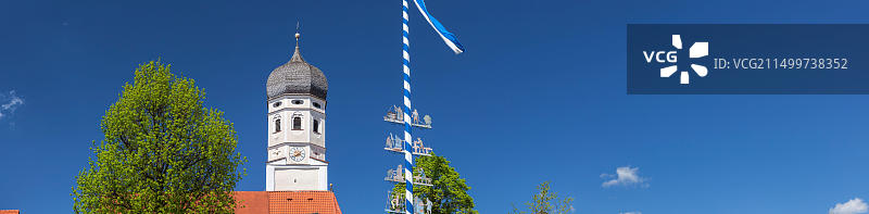 德国巴伐利亚州安德克斯圣维特教区教堂风光图片素材