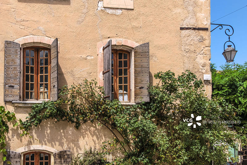 法国普罗旺斯奥佩德旧村乡村住宅图片素材